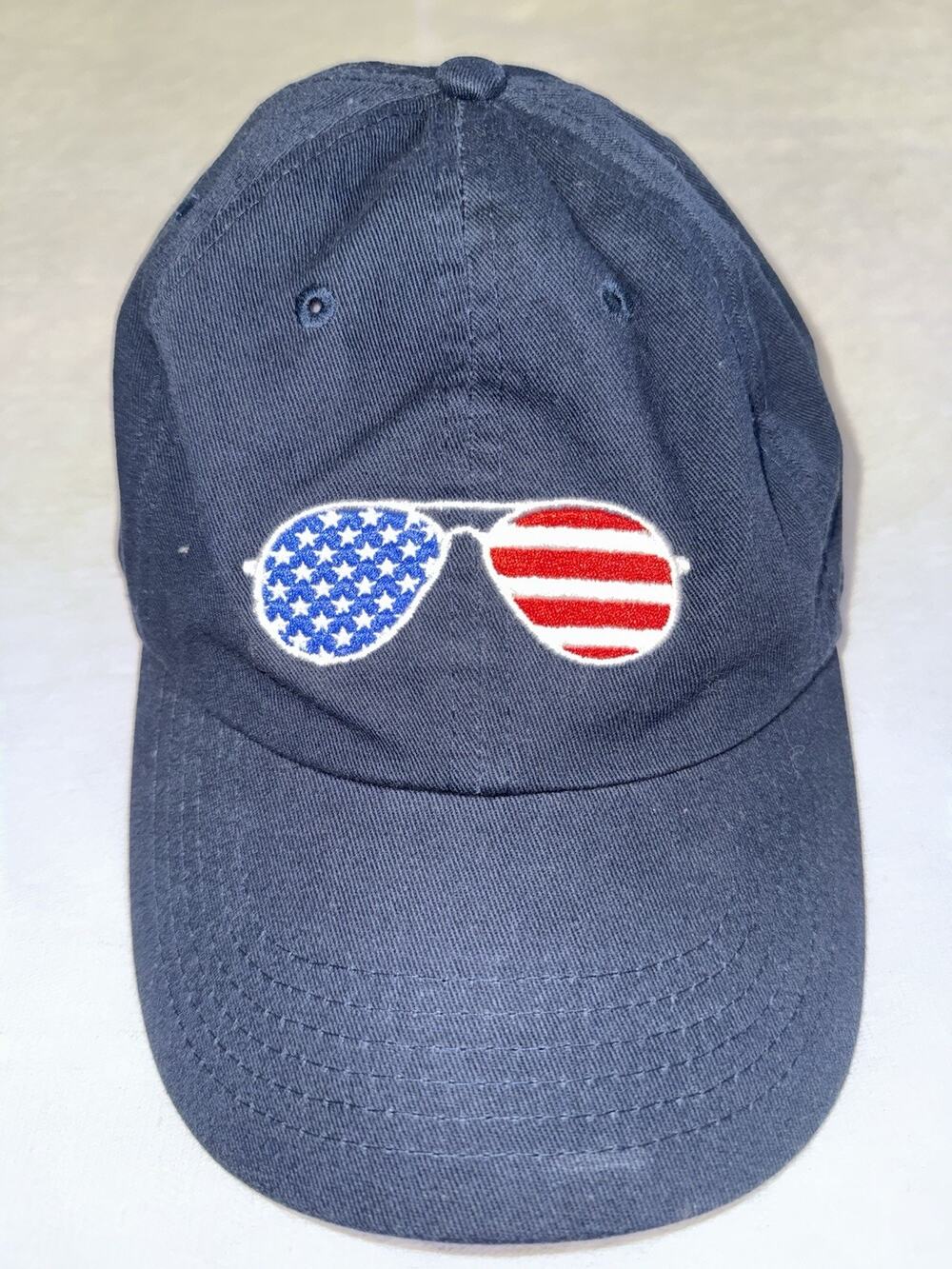 American Flag Patriotic USA Ole Glory Sunglasses Adjustable Baseball Dad Cap - Picture 1 of 3